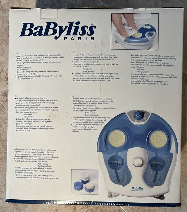 Spa pés Babyliss hydro  plus paris