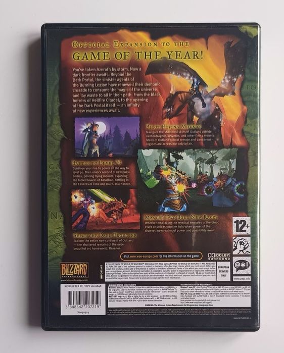 Gra World of Warcraft i dodatek World of Warcraft Burnig Crusade