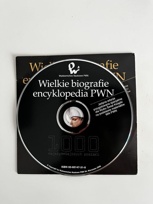 Wielkie Biografie Encyklopedia PWN Płyta PC