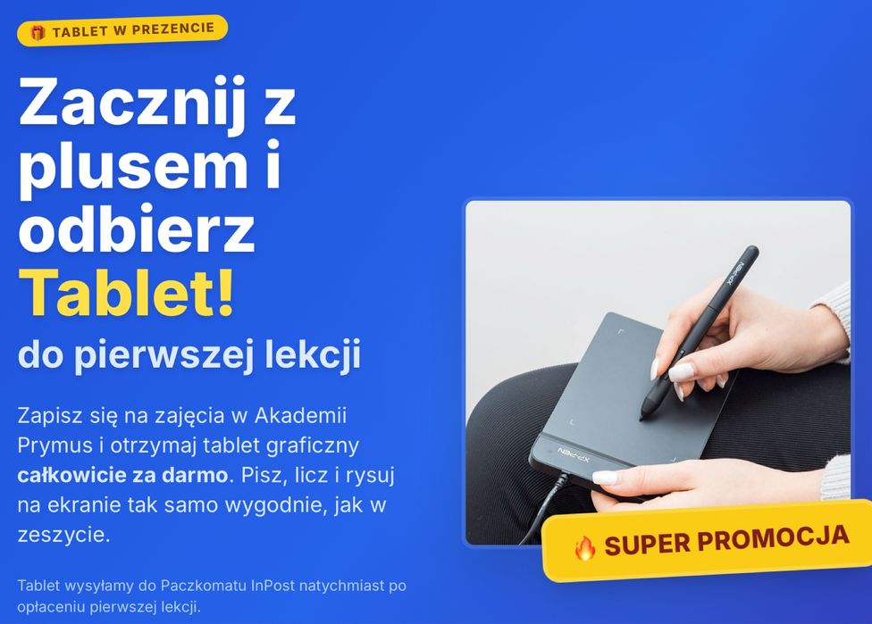 80 minut + tablet gratis Korepetycje z matematyki podstawówka i liceum