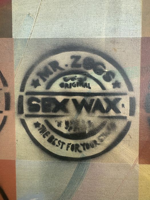 Surf -  Sex Waxe - pintura em óleo sobre tela e resina