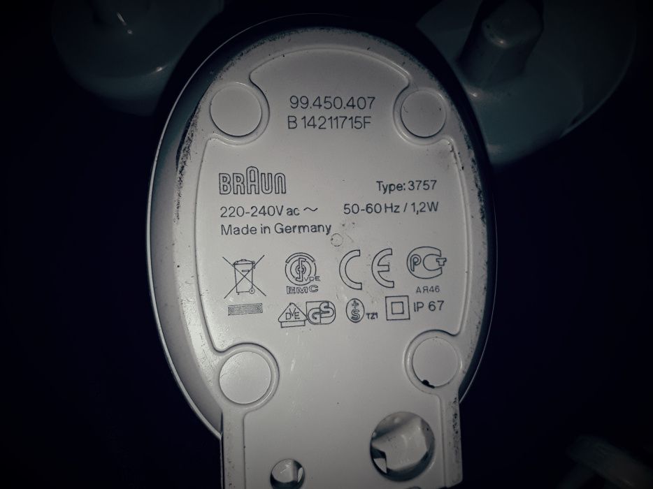 Carregador Oral B Type : 3757 - 0,9W - 1.2W - Type : 3709 -1,2W - 1.3W