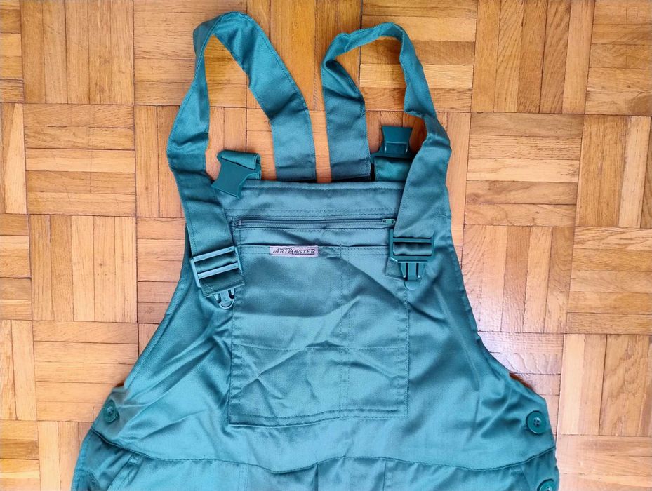 NOWE Spodnie robocze ocieplane zimowe Ogrodniczki Zielone ArtMaster