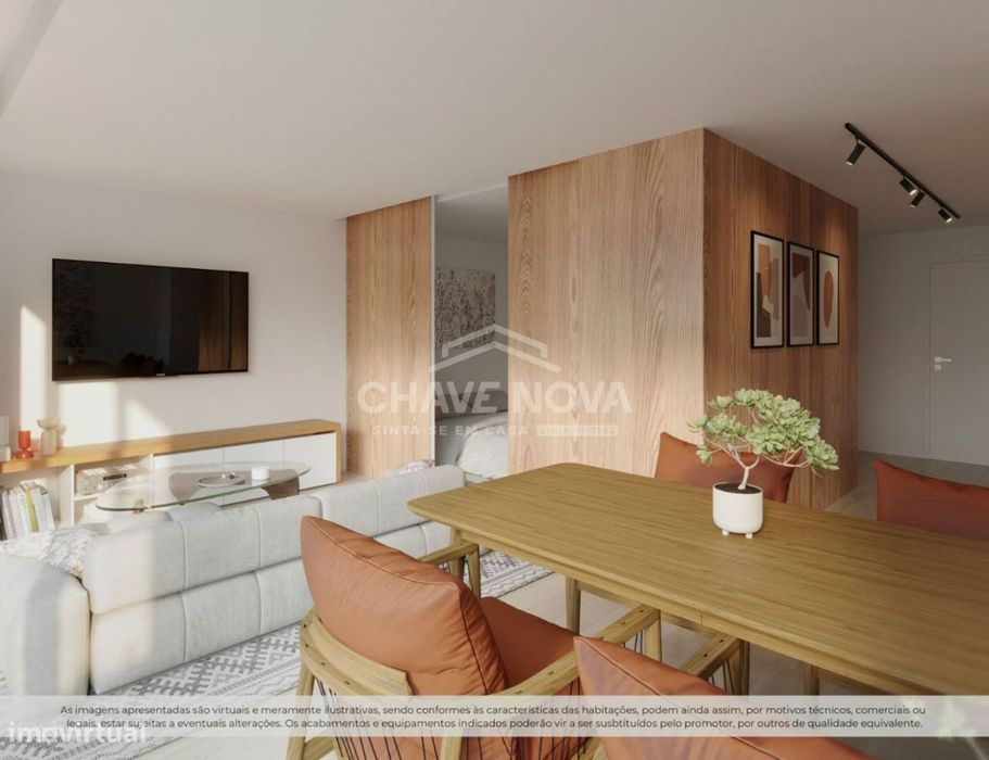 T0 evolutivo ("T1") em construção, junto Metro Av. Republica V.N. Gaia