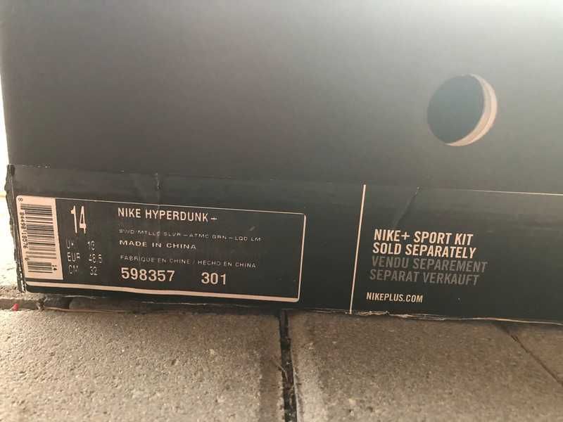 Nike Hyperdunk 2012 OG Box z Nike+