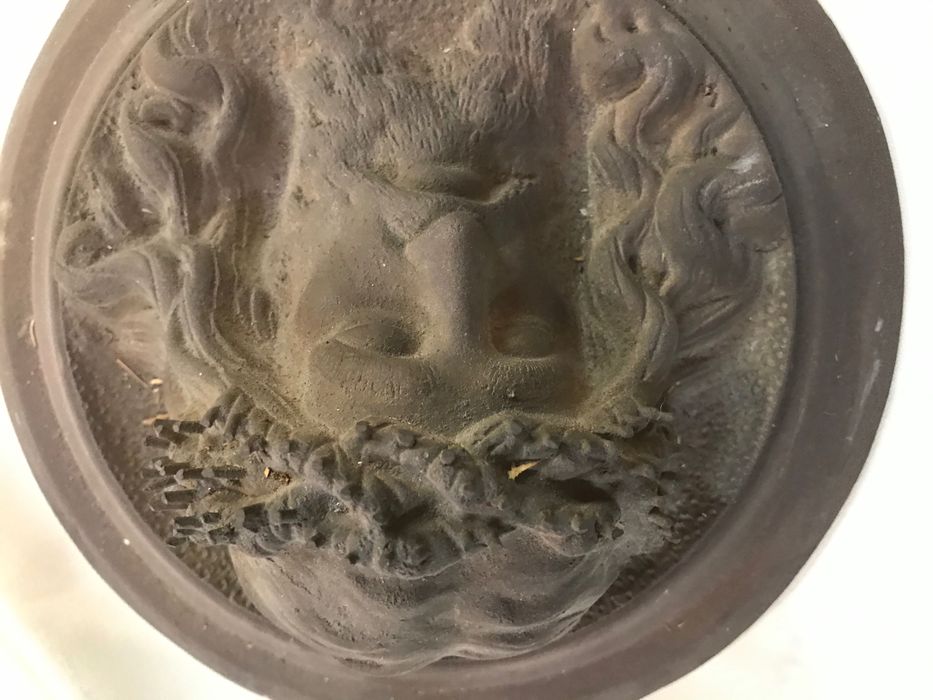 Arte Sacra - Cabeça de Cristo em bronze