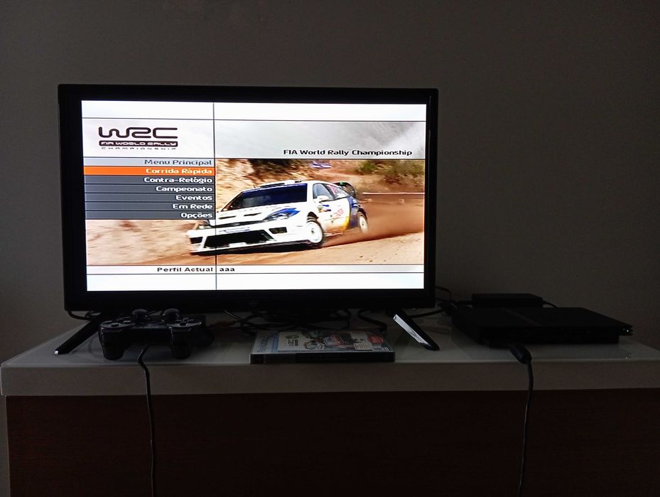 PS2 slim PlayStation 2, comando, 20 jogos originais