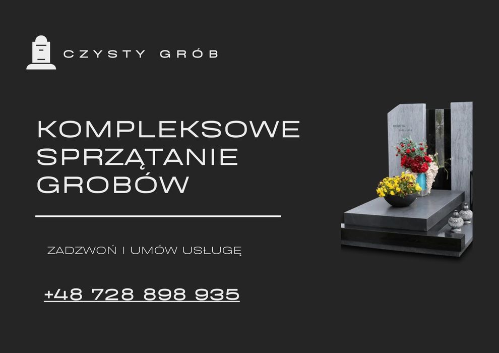 Kompleksowe sprzątanie i pielęgnacja grobów