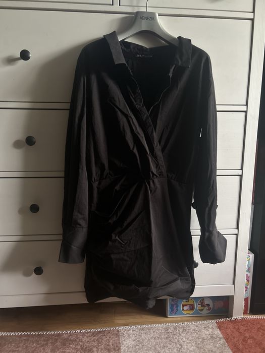 Czarna sukienka ZARA r. L