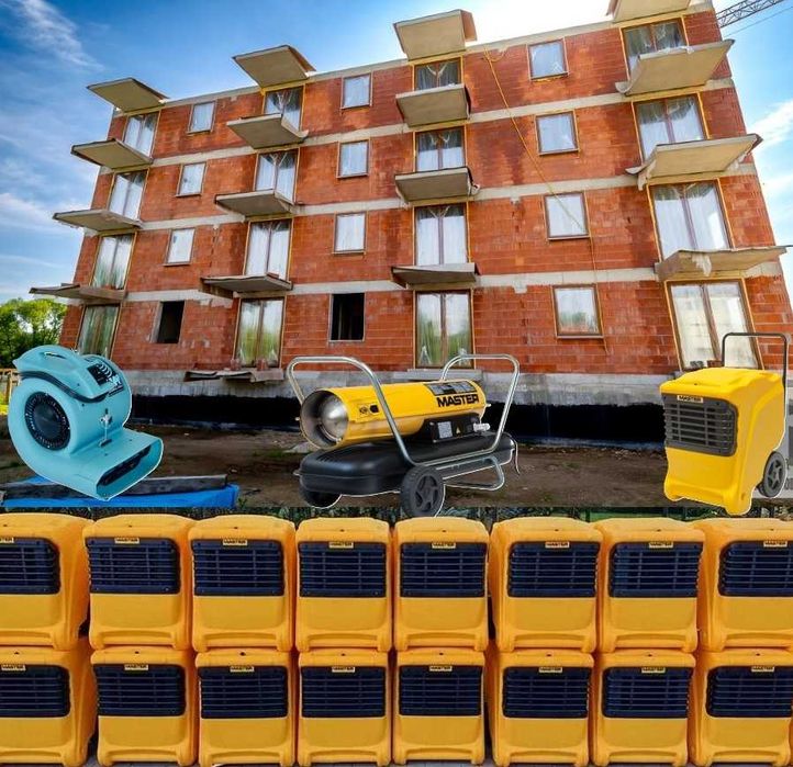 Osuszacz powietrza pochłaniacz wilgoci nagrzewnica Wypożyczalnia