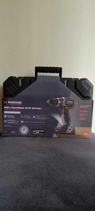 Акумуляторний безщітковий шуруповерт Parkside PABSP 20-Li C4