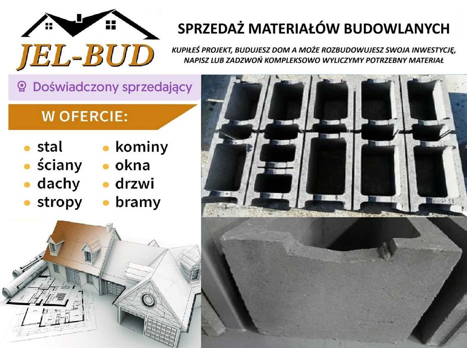 pustak szalunkowy, bloczek betonowy B15, B20, B25, B30