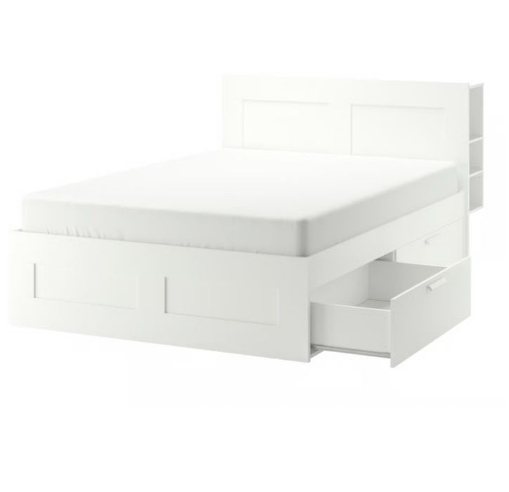 Cama Ikea BRIMNES 140x200cm com arrumação