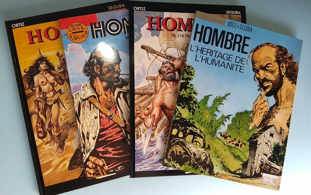 HOMBRE - Segura & Ortiz - 4 volumes em francês.