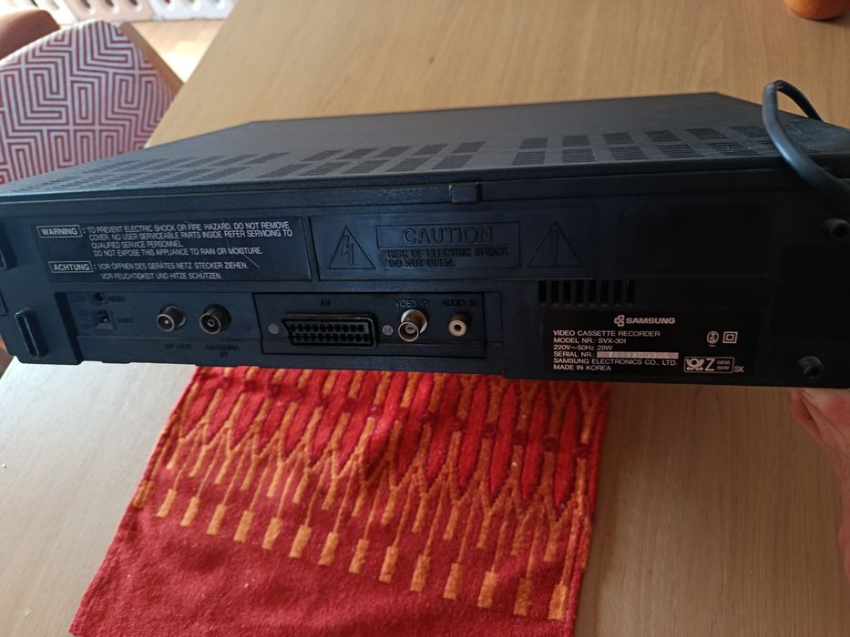 Magnetowid odtwarzacz kaset VHS Samsung  hq