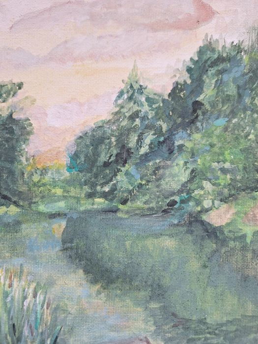 Pintura a Guache sobre Tela