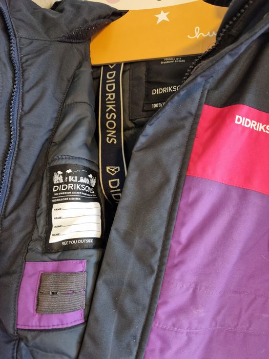 Kombinezon dziewczęcy Didriksons 120 fioletowy