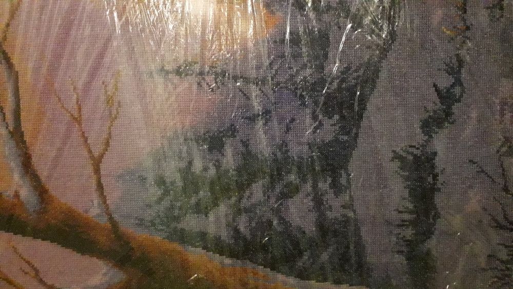 Вишивка "Зимовий вечір"