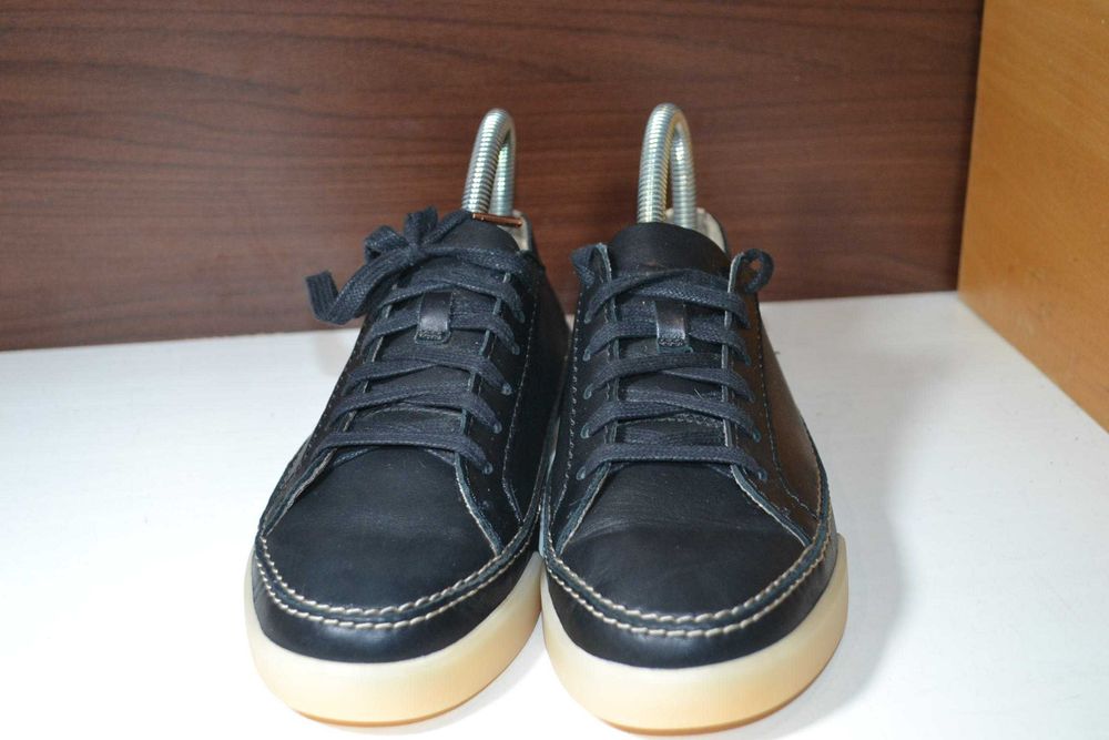 clarks 37р кожаные кроссовки мокасины туфли оригинал