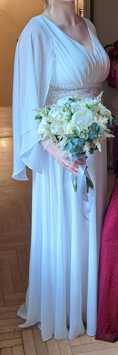 Suknia ślubna boho, 42,ciążowa weddingdress