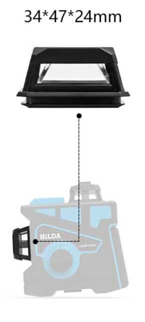 Діоди та Башня/скло/вікно/ вежа для лазерного рівня 3D/4D