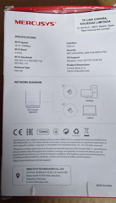 Adptador wifi tp-link