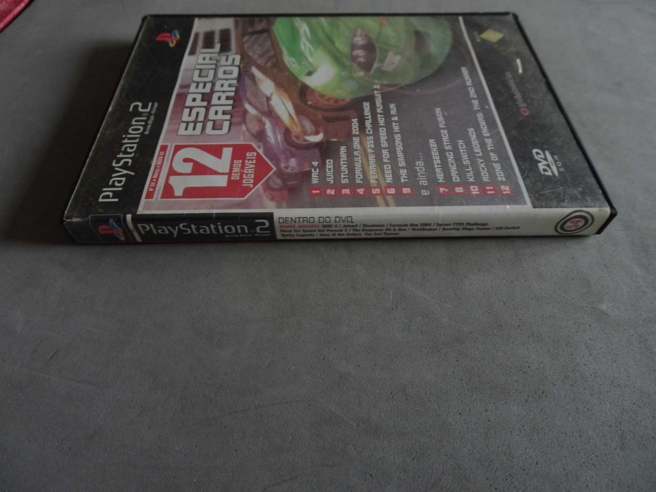 Jogo Playstation 2 Demo Especial Carros - 12 demos jogáveis