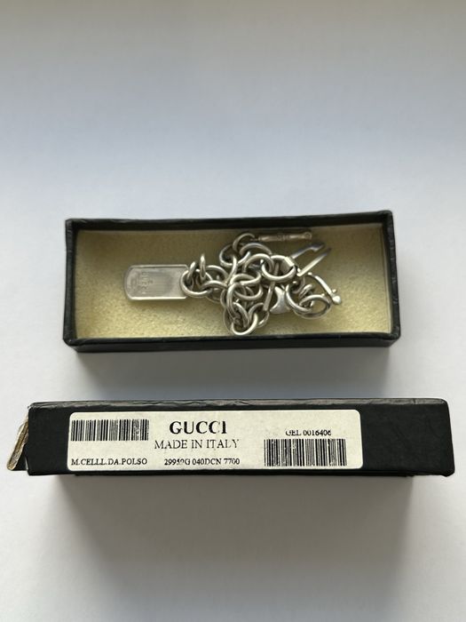 Вінтаж срібний браслет Gucci 925