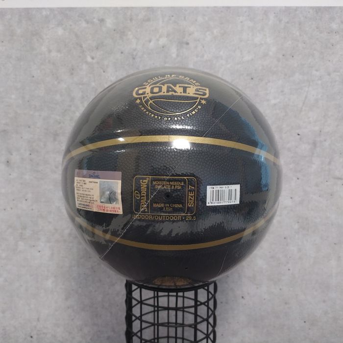 Професійний Баскетбольний М'яч SPALDING G.O.A.T.S №7 PU — Чорний