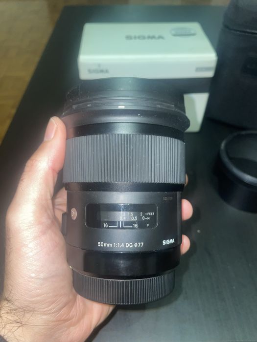 Sigma art 50 1:4 Canon