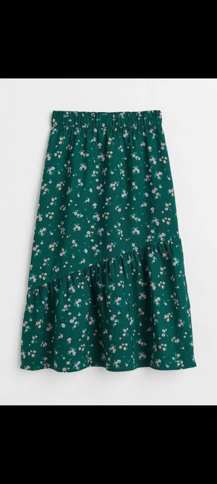 Штапельна спідниця міді/максі 140, h&m