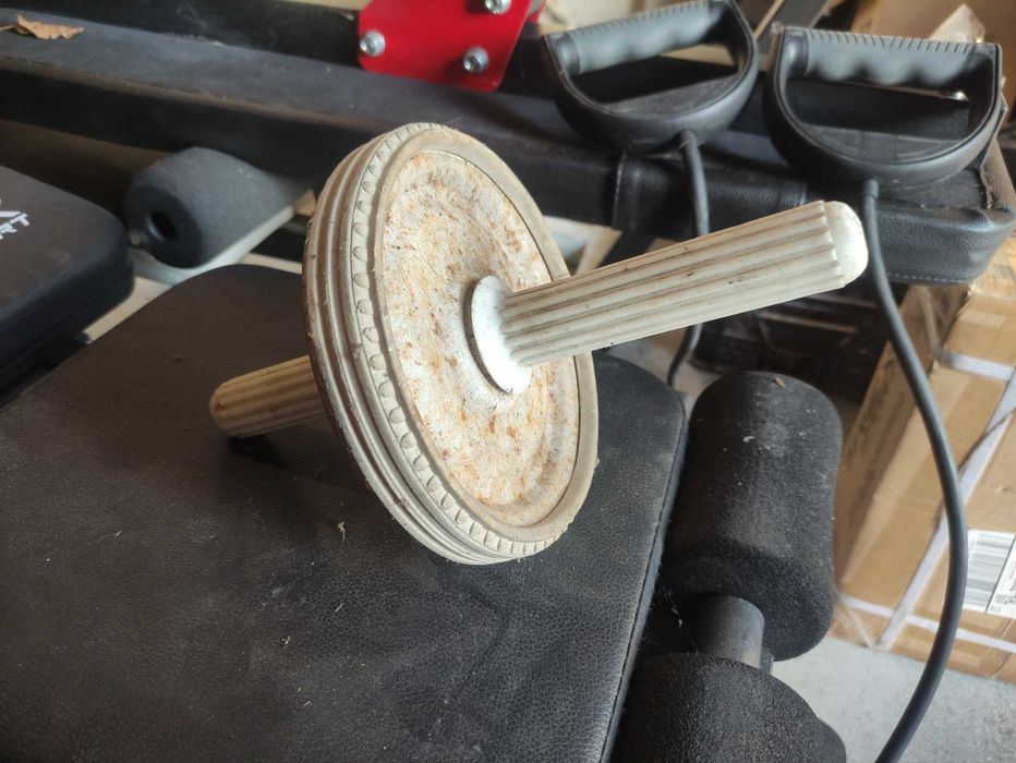 Kółko na brzuch ab wheel stare prl polsport