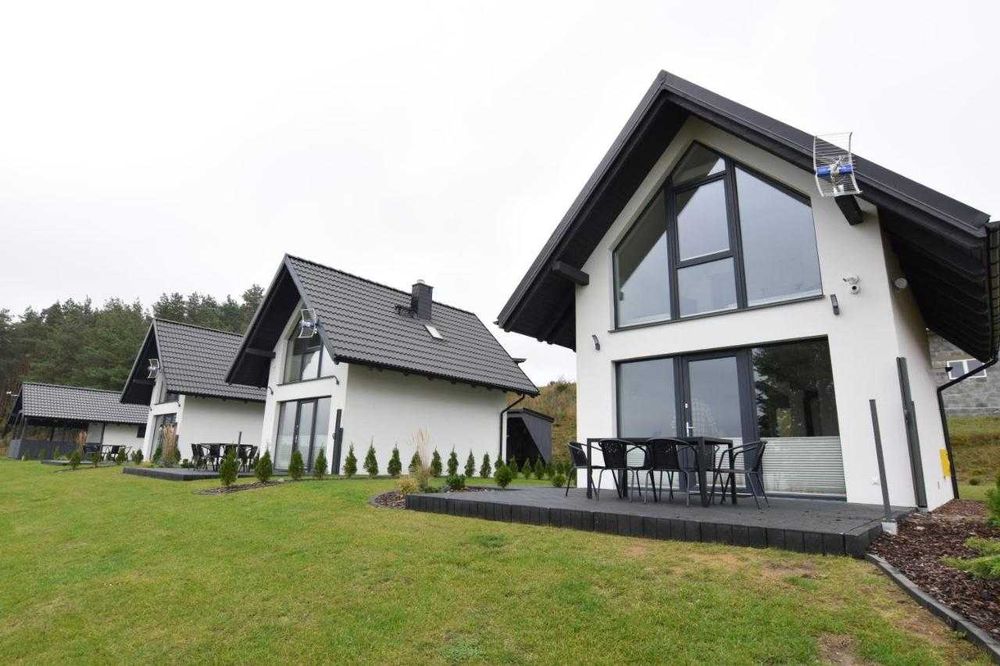 Domki na wynajem nad jeziorem U Zbyszka, z balia ogrodowa!