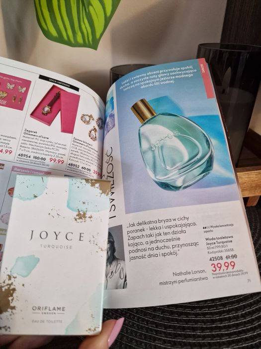 Perfum Oriflame Joyce Turquoise 50ml Nowy folia