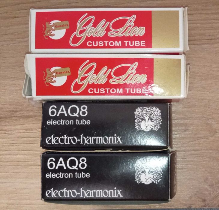 Lampy Elektronowe Gold Lion EL84 + Electro-Harmonix 6AQ8