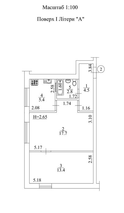 2х комнатная квартира на 1 этаже по ул Тампере 13а.