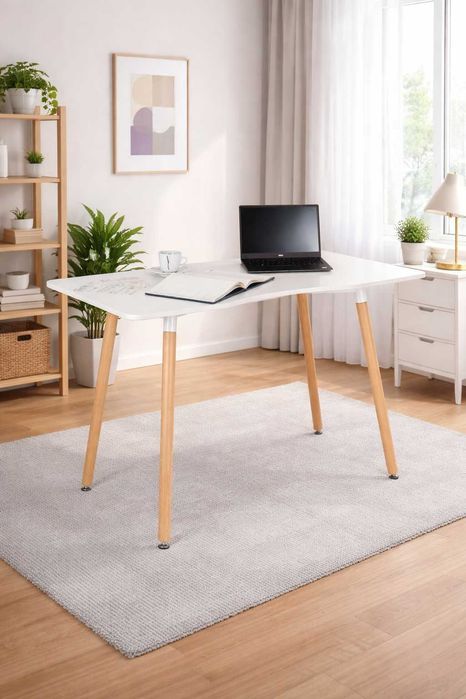 NOWE Białe Biurko Dla Dzieci Komputerowe Dla Dziecka Toaletka Okazja