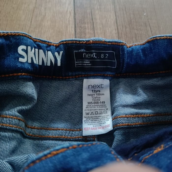 Jeansy chłopięce next