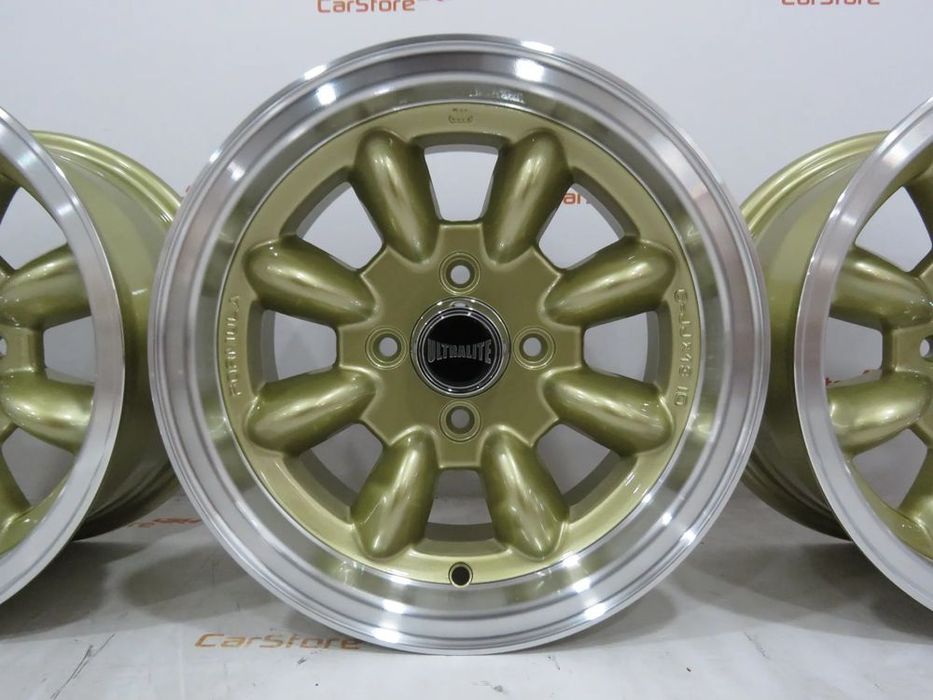 Jantes Ultralite 13x6 ET10 4x101.6 Douradas + Aba Polida