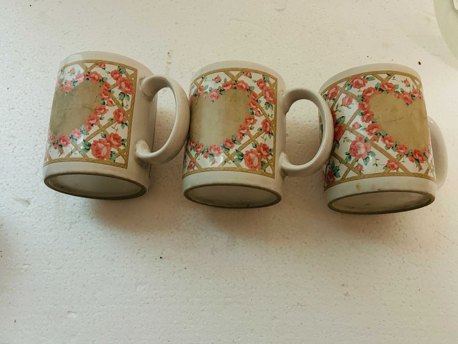 Conjunto de 3 canecas