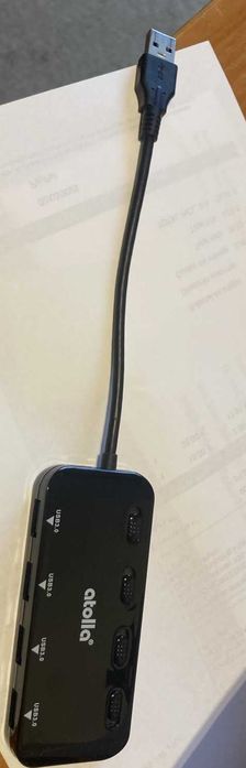 Marca Atolla Hub USB 3.0 --4 Portas- Multi USB Hub de Dados de 5Gbps