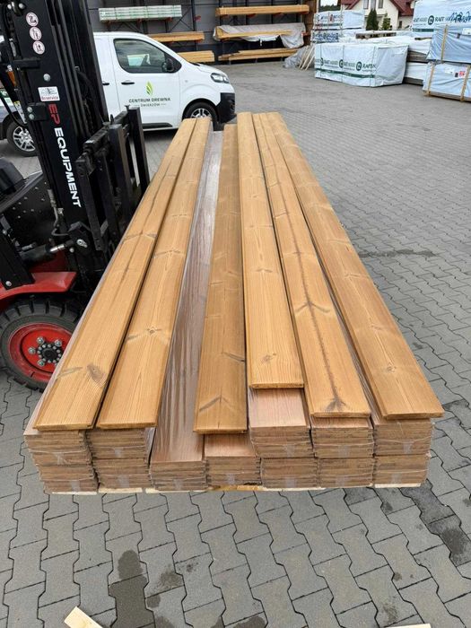 Thermo Sosna Elewacja Szczotkowana  19x142mm  AB
