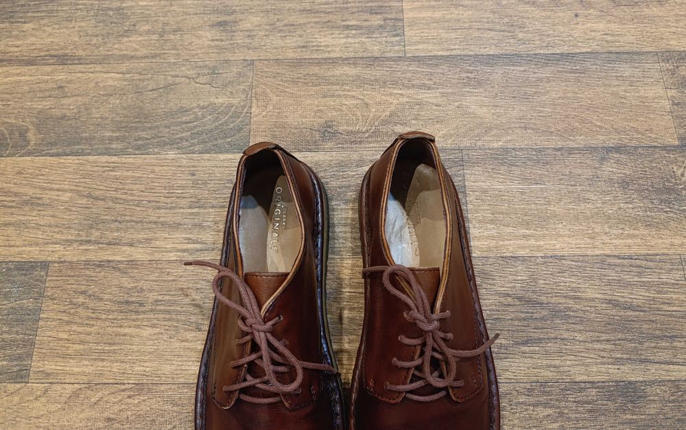 Clarks мужские дезерты с натуральной кожи туфли размер 43