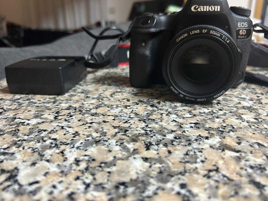 Canon 6D mark II com lente 50mm