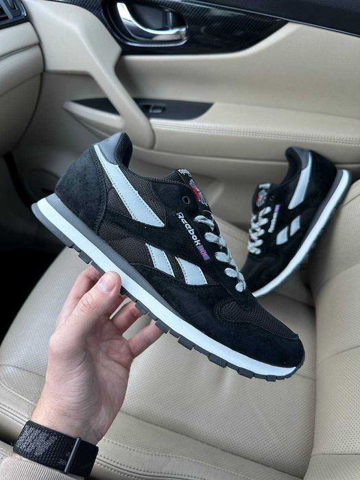 Кросівки Reebok Classic Black/White  premium