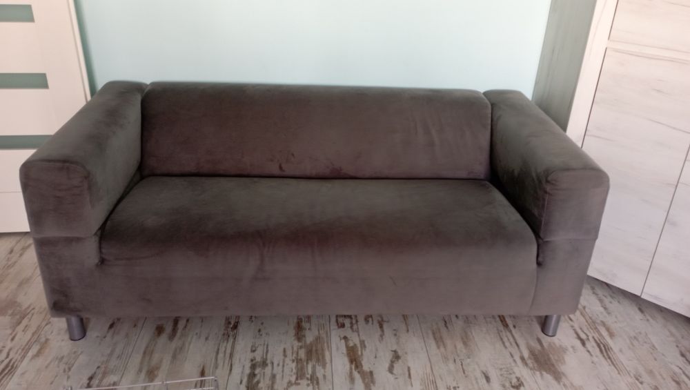 Sofa Ikea  kolor ciemny szary