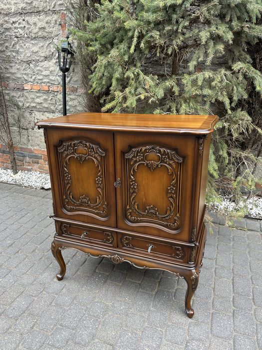 Stylowa Komoda Ludwikowska Ludwik Warrings Kredens Szafka Szuflady Po Renowacji