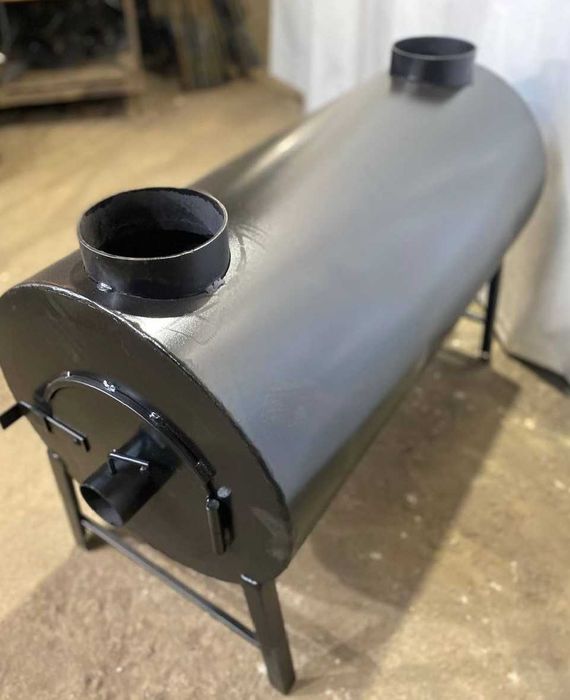 205м3! 5мм! ВЕЧНАЯ! НЕ ПРОГОРИТ! Печь Буржуйка Булерьян