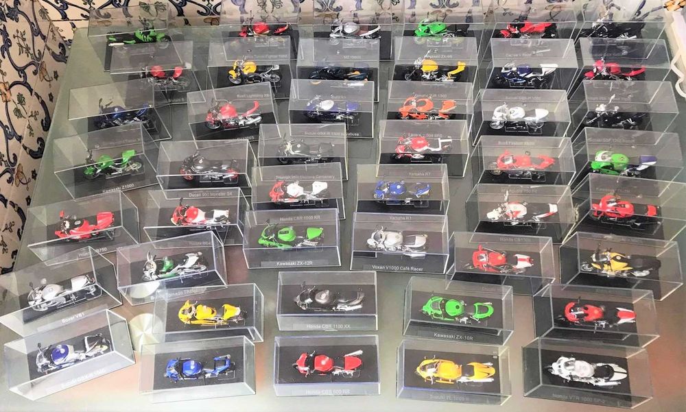 Coleção Super Motas Altaya motos fascículos miniaturas vintage ducati