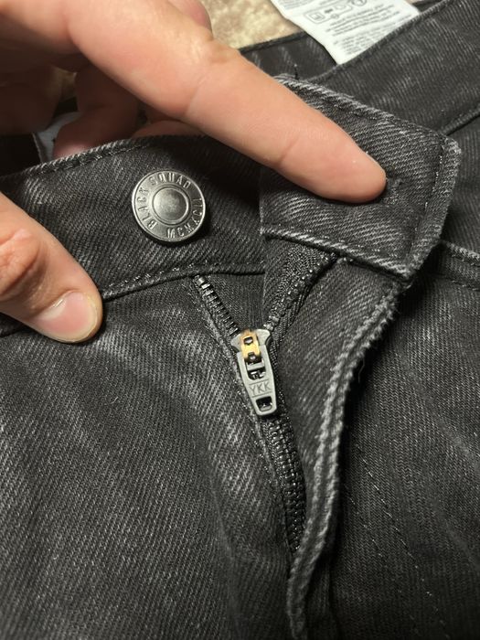 джинси в стилі Chrome Hearts Cross Patch Black Denim.
